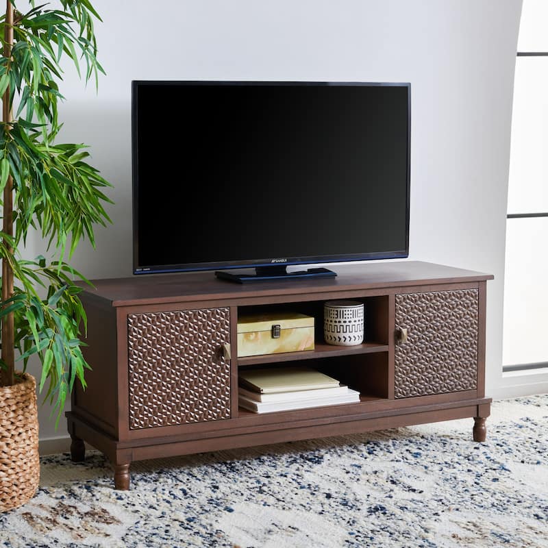 SAFAVIEH Halton 2 Door 1 Shelf Media Stand - 47" W x 16" D x 20" H