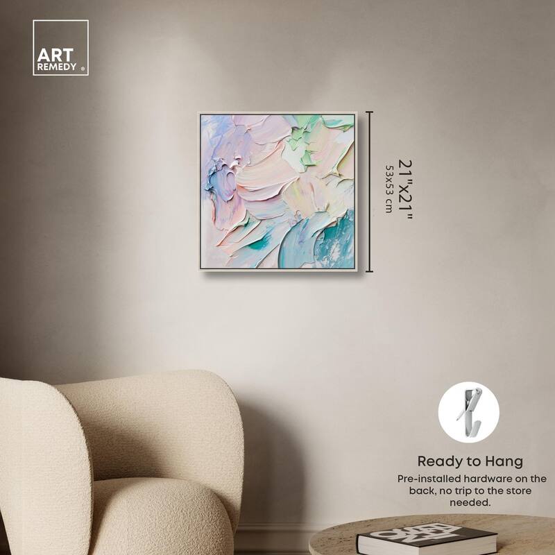 Flowing Mousse I Canvas by Art Remedy