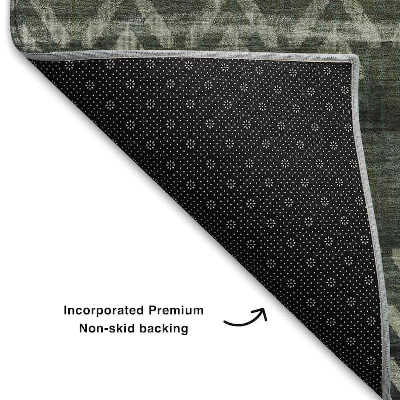 Premium Washable Super Soft Boho Ombre Mayfield Rug