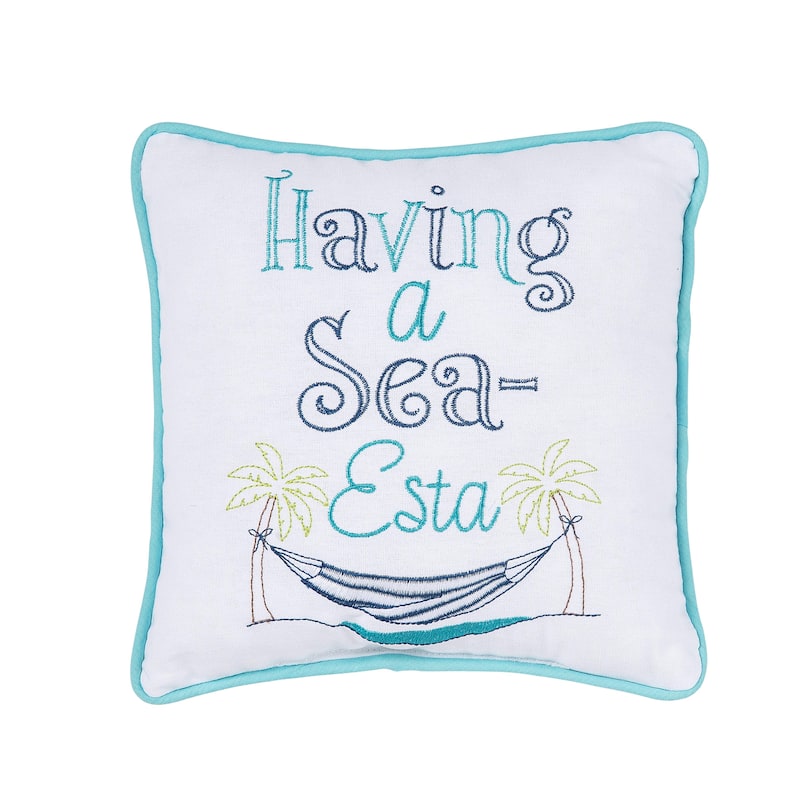 Have A Sea-Esta Small/Petite Accent Pillow