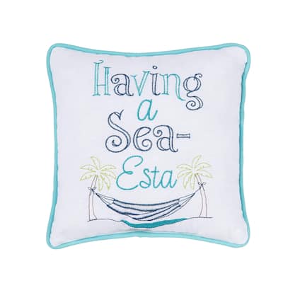 Have A Sea-Esta Small/Petite Accent Pillow