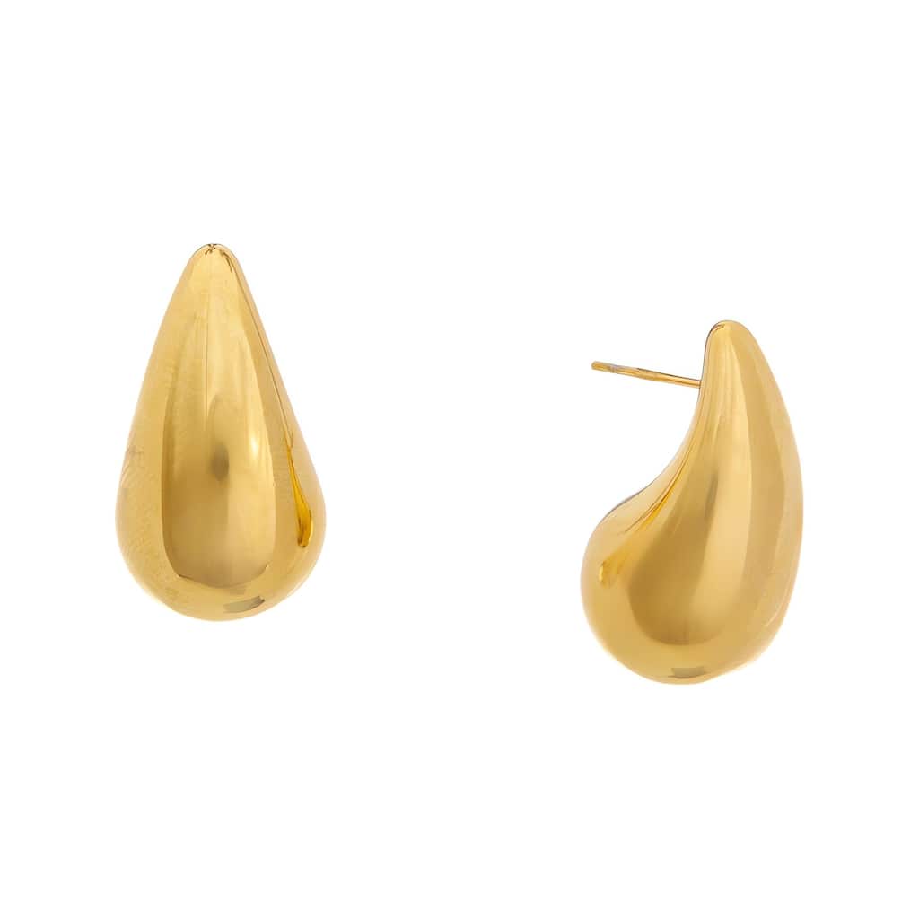 Juvell Gold Plated Brass Fancy Clip Earrings - N/A
