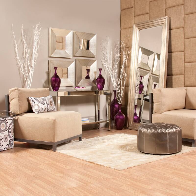 Allan Andrews Delano Oversized Rectangle Leaner and Wall Mirror