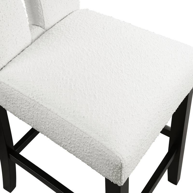 Strick & Bolton Lange Modern Upholstered Counter Height Chair (Set of 2)