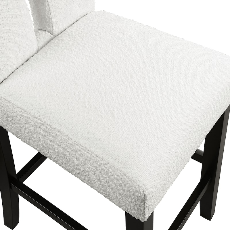 Strick & Bolton Lange Modern Upholstered Counter Height Chair (Set of 2)