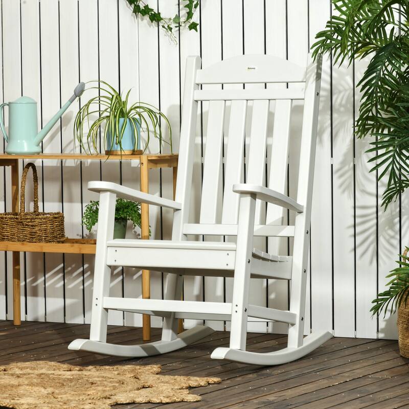 Outsunny Outdoor Rocking Chair (Excluding the table)
