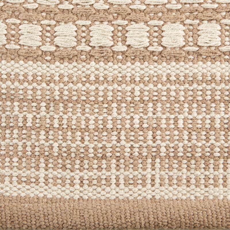 DII Stone Dobby Stripe Hand-Loomed Rug 2ft 6inx6 Ft - 36.0 In. L X 24.0 In. W X 0.2 In. H
