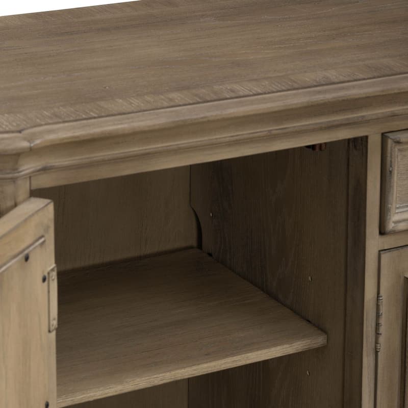 Magnolia Manor Mirrored Entertainment TV Stand - 2 Finishes