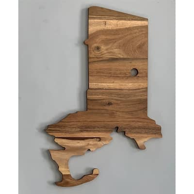 Acacia Wood "Massachusetts" Cutting Board - A - Natural