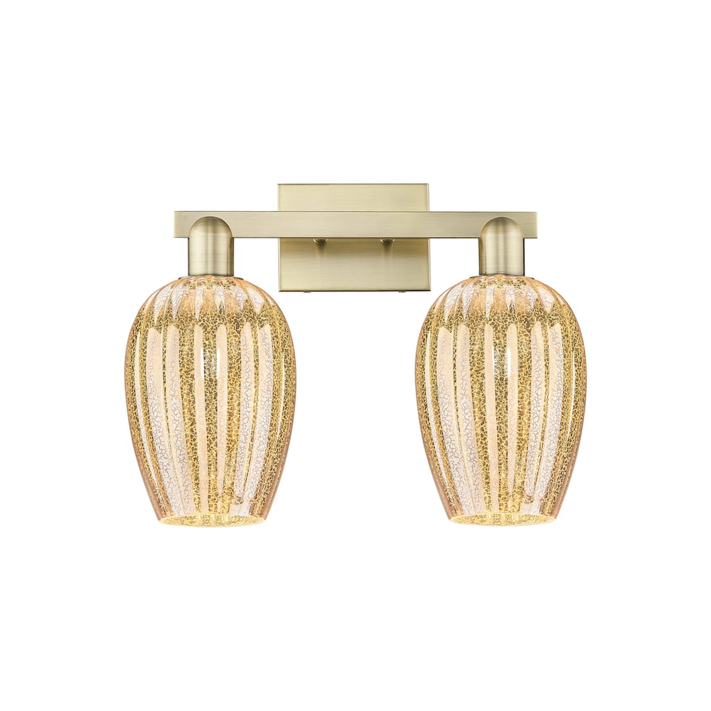 Innovations Lighting 716-2W-14-16 Preston Vanity Flute Preston 2 Light