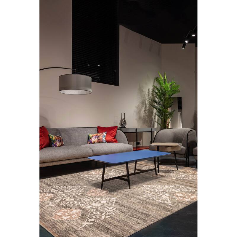 ECARPETGALLERY Hand-knotted Jules Serapi Sage Wool Rug - 7'9 x 10'1