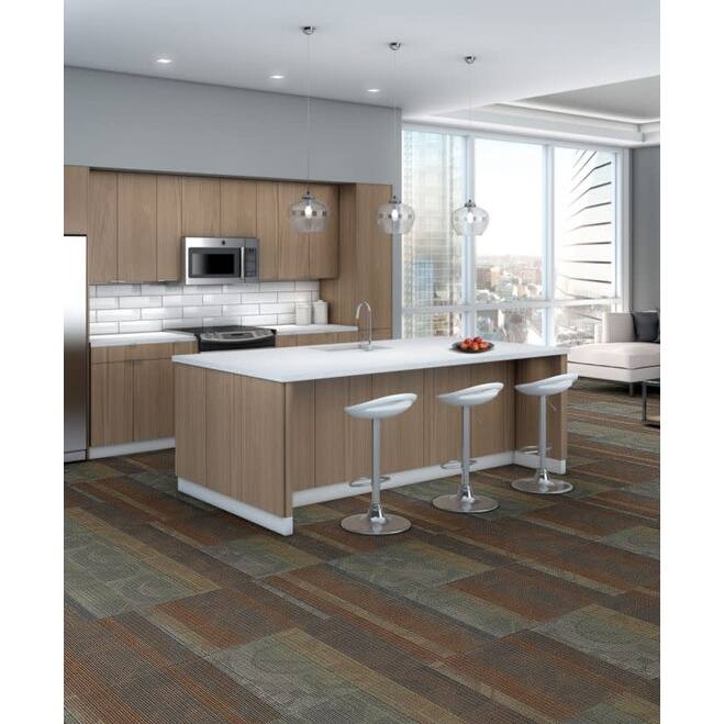Shaw Philadelphia Commercial Feed Back 24" x 24" Glue Down Carpet Tile