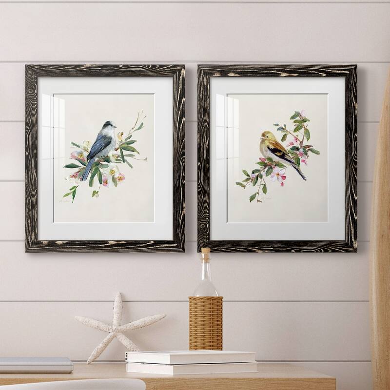Spring Song Gray Jay-Premium Framed Print - Ready to Hang