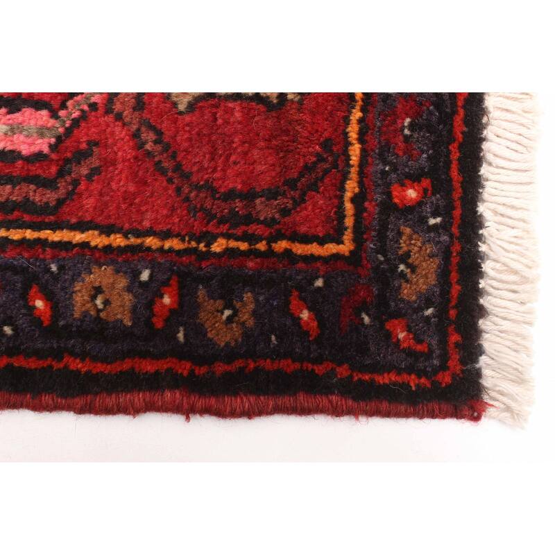 ECARPETGALLERY Hand-knotted Andelz Red Wool Rug - 4'8 x 6'4