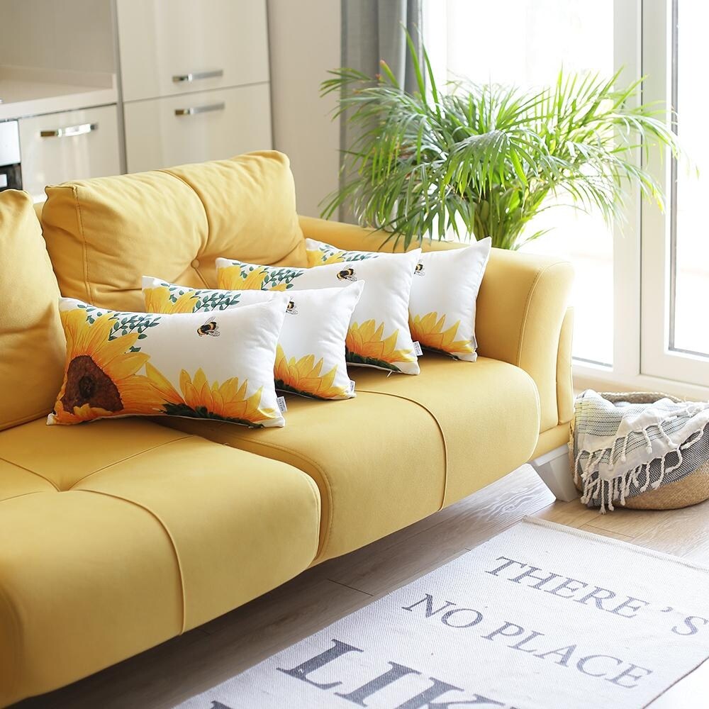 Sunflower lumbar pillow outlet