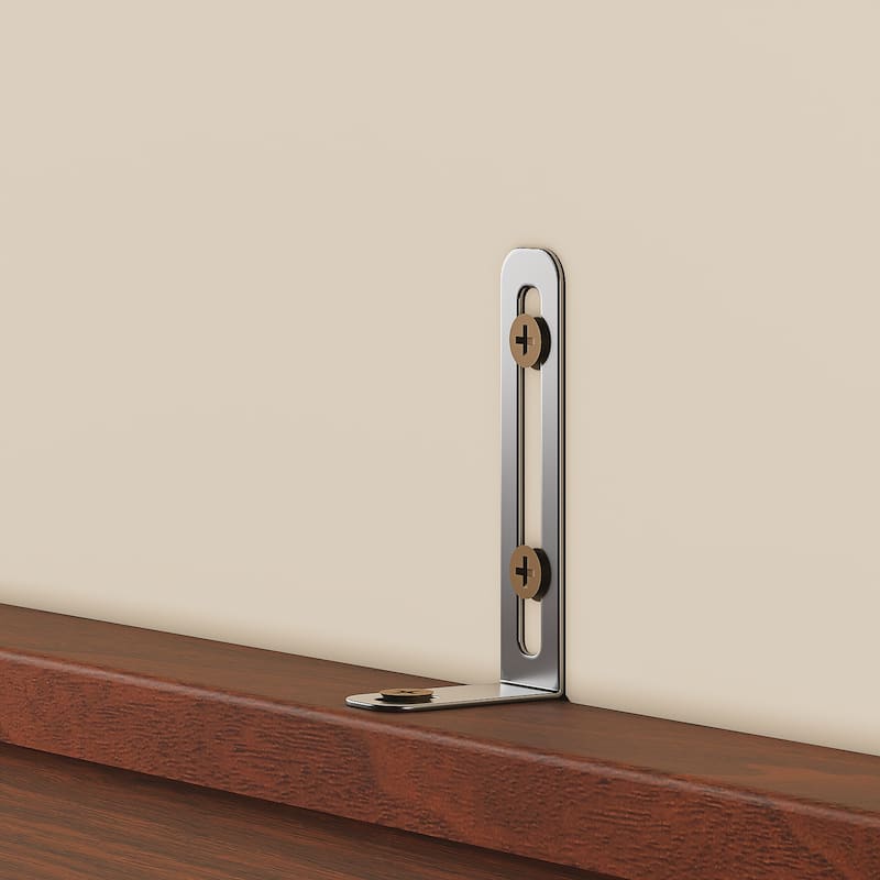 GDF Studio - Avalon Modern Fluted Tall Kitchen Pantry Cabinet with Six Shelves