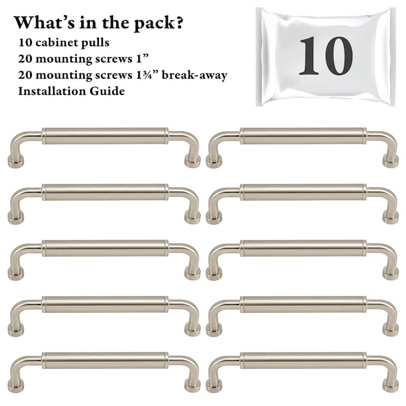 DesignPerfect DPA-T964-10PACK Barrel Pack of (10) 5-1/16” (128 mm)