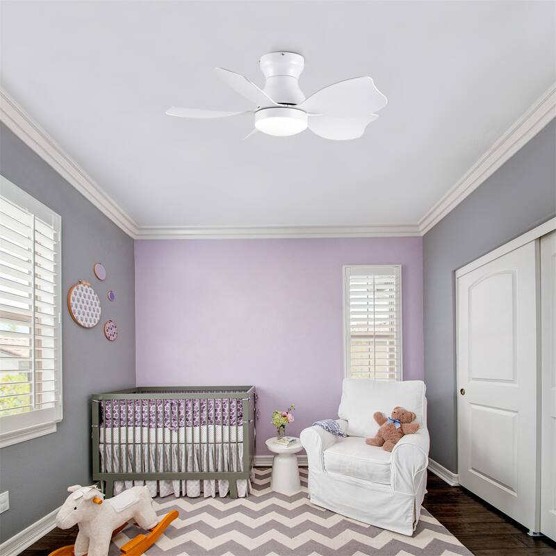 30 In Small Kids Ceiling Fan Lighting with Remote Control