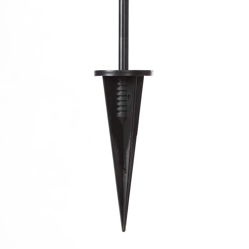 Glitzhome 30"H Solar Post Light Standing Garden Lantern Pathway Decor