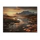 preview thumbnail 3 of 3, Designart "Table Mountain South Africa III" Landscapes Print on Natural Pine Wood