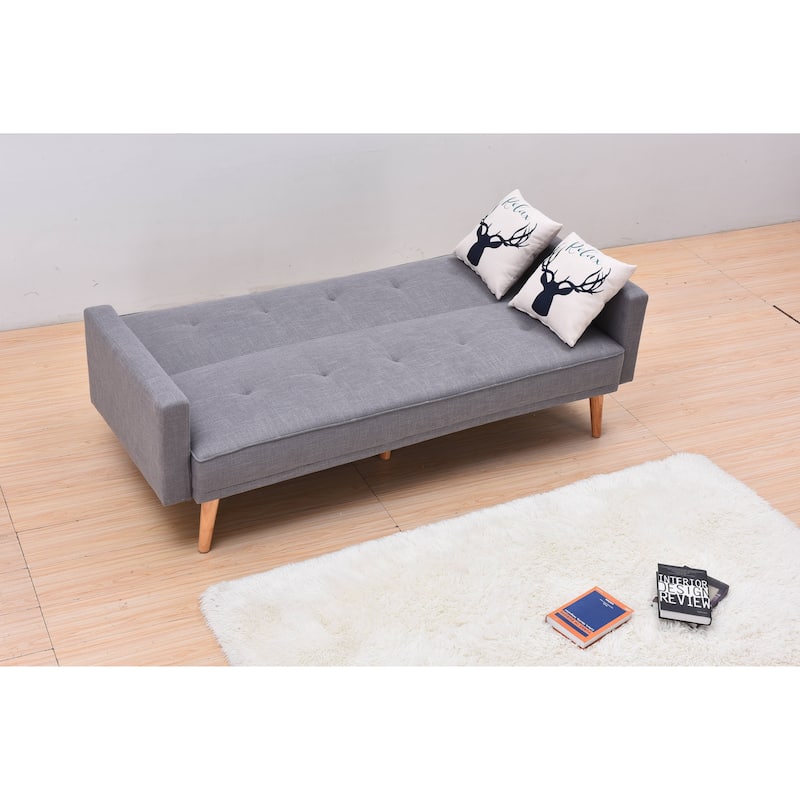 Modern Adjustable 3-position Sleeper Sofa Futon