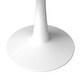 preview thumbnail 24 of 25, LeisureMod Bristol 40" Round Dining Table for 4 with Sintered Stone Tabletop in White Base for Kitchen & Dining Room