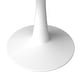 preview thumbnail 7 of 25, LeisureMod Bristol 40" Round Dining Table for 4 with Sintered Stone Tabletop in White Base for Kitchen & Dining Room