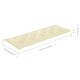 preview thumbnail 11 of 9, vidaXL 3-Seater Patio Bench with Cushion 59.1" Solid Eucalyptus Wood - 59.1" x 23.6" x 35"