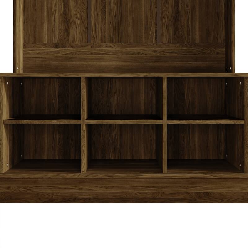 CraftPorch Modern and Contemporary Hall Tree with Storage