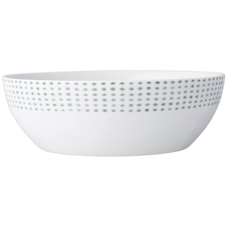 Noritake Hammock Round Vegetable Bowl, 10-1/2", 96 Oz. - Green