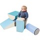 preview thumbnail 2 of 12, Soft Climb and Crawl Foam Playset,Safe Soft Foam Nugget Shapes Block for Infants,Preschools,Toddlers