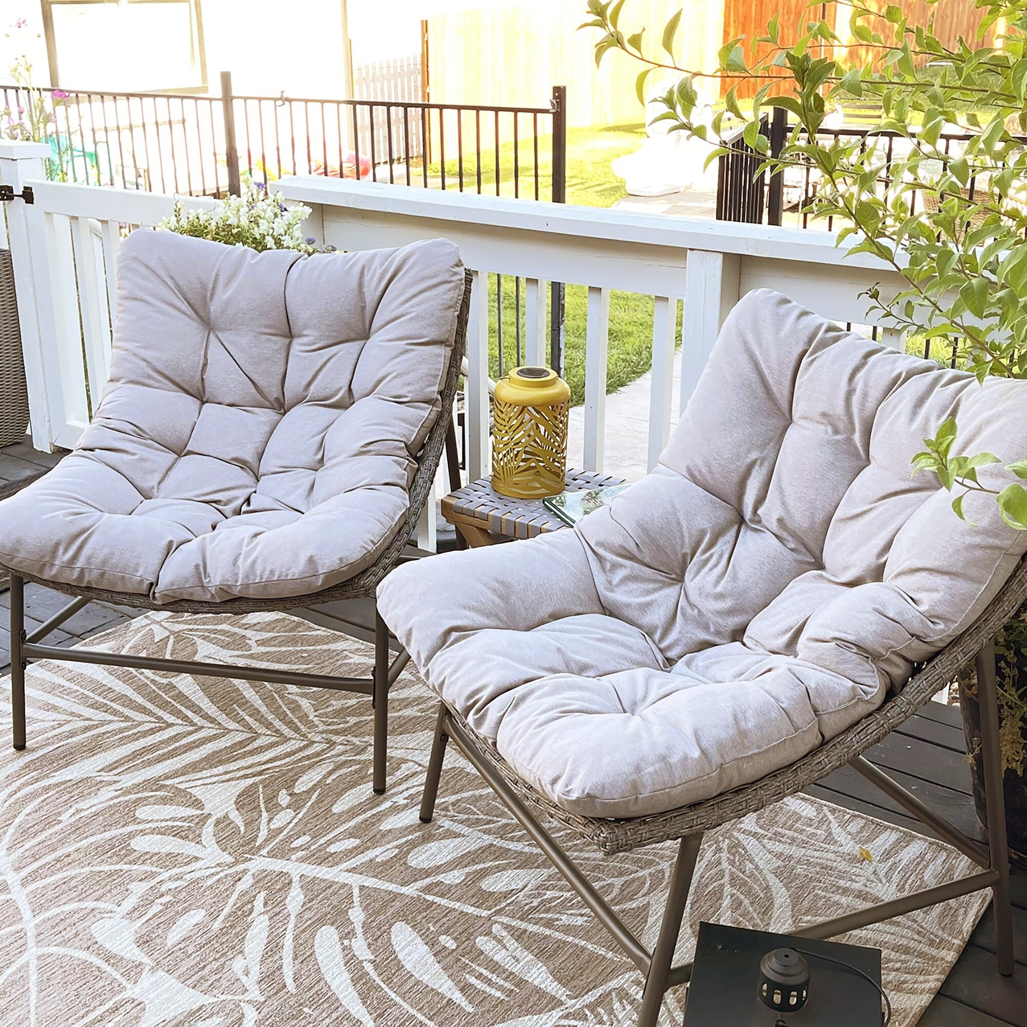 Papasan lounger on sale