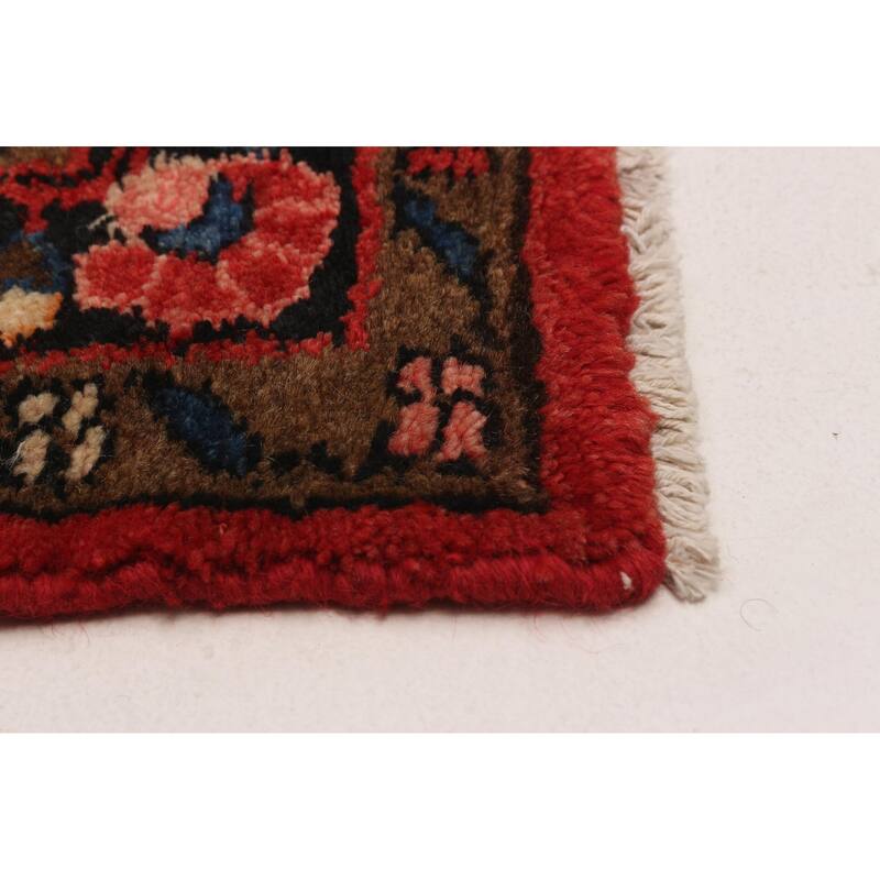 ECARPETGALLERY Hand-knotted Anadol Red Wool Rug - 3'1 x 10'1