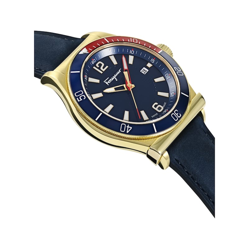 Ferragamo 1898 Sport Leather Watch