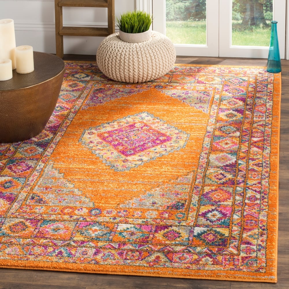 SAFAVIEH Madison Beverlee Vintage Boho Oriental Rug