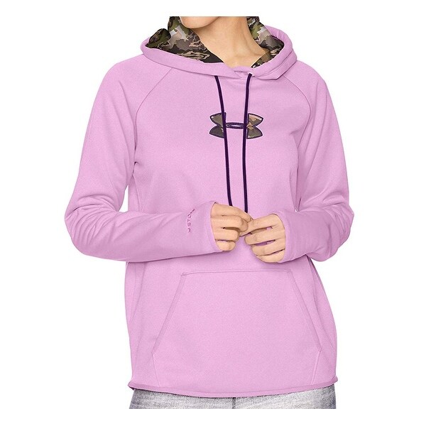 under armour pink camo sweatshirt