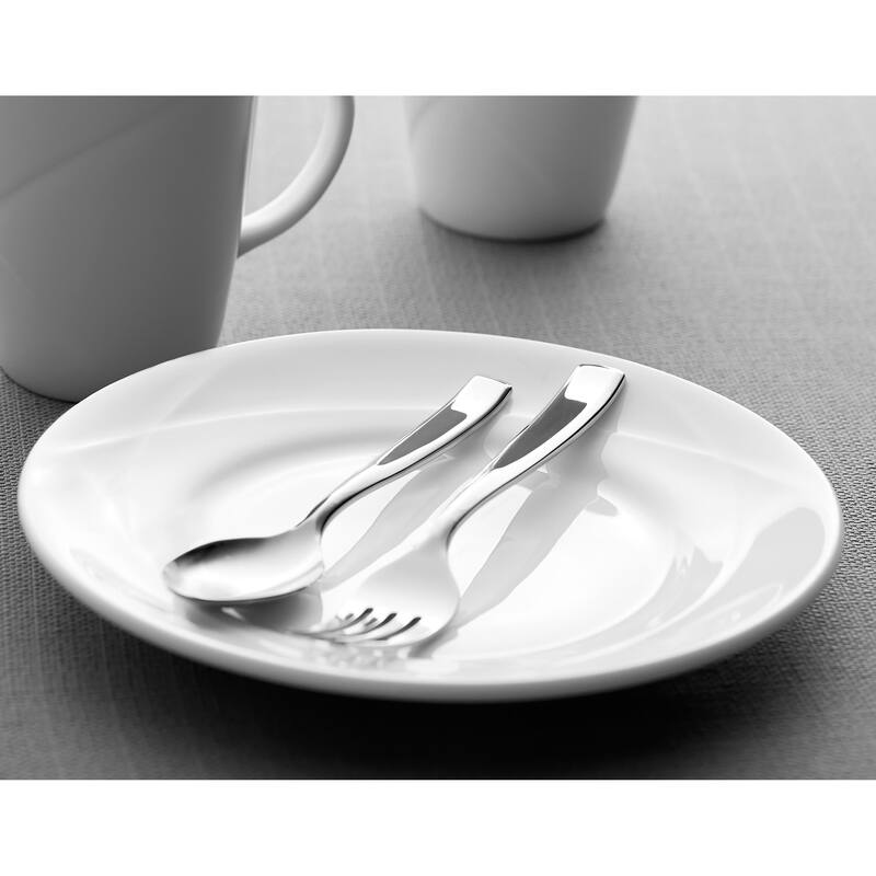 Oneida 18/0 Stainless Steel Tidal Teaspoons (Set of 12)