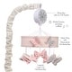 preview thumbnail 5 of 5, Lambs & Ivy Baby Blooms Pink Butterfly Musical Baby Crib Mobile Soother Toy