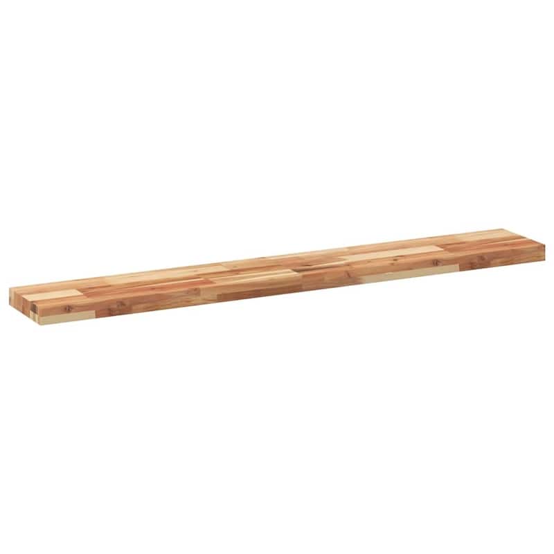 vidaXL Table Top Natural Solid acacia wood 55.1 x 7.9 x 1.6 in Durable - 7.9 x 55.1 x 1.6 in