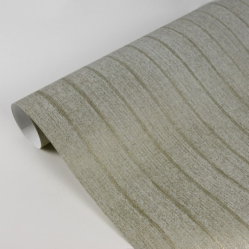 Brewster Ramona Gold Stripe Texture Wallpaper - 27.5in x 396in x 0.025in