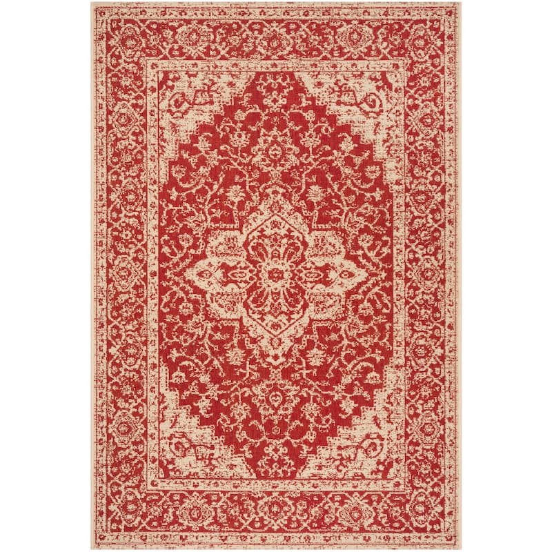 SAFAVIEH Linden Louann Indoor/ Outdoor Waterproof Patio Backyard Rug