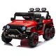 preview thumbnail 41 of 58, 24V 4WD Ride-On Truck for Kids, Remote Control, Spacious Rear Storage, Bluetooth, LED Lights, 4 Motors, Soft Start, for Kids Red