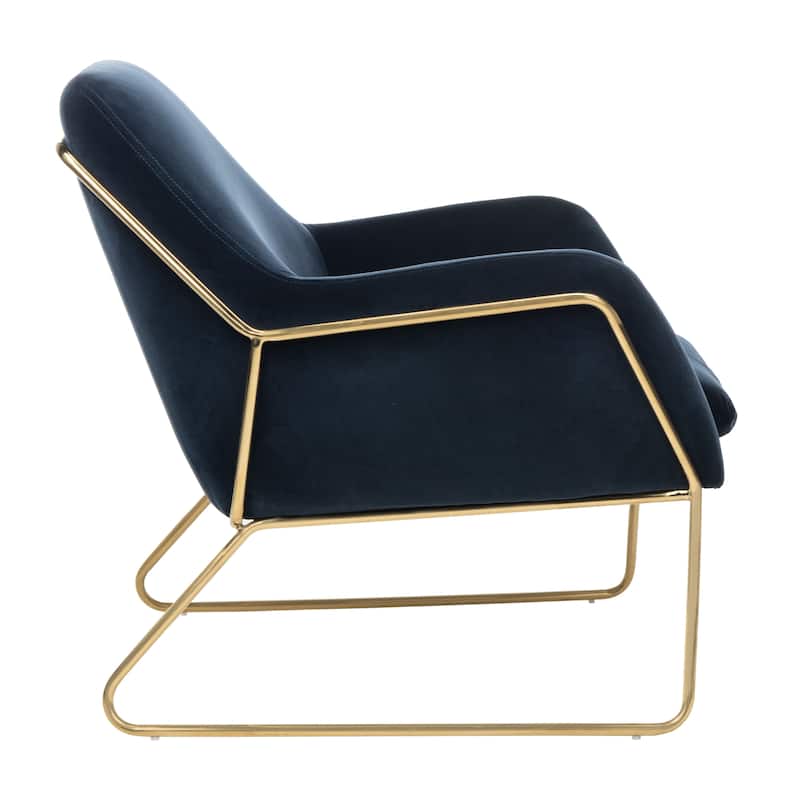 SAFAVIEH Home Misty Metal Frame Accent Chair - 30"W x 35"D x 33"H