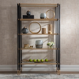 Uttermost Kentmore Modern Etagere - 47.25"W x 78.75"H x 16.25"D