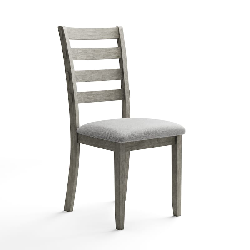 Furniture of America Bura Farmhouse Gray Dining Chairs (Set of 2)
