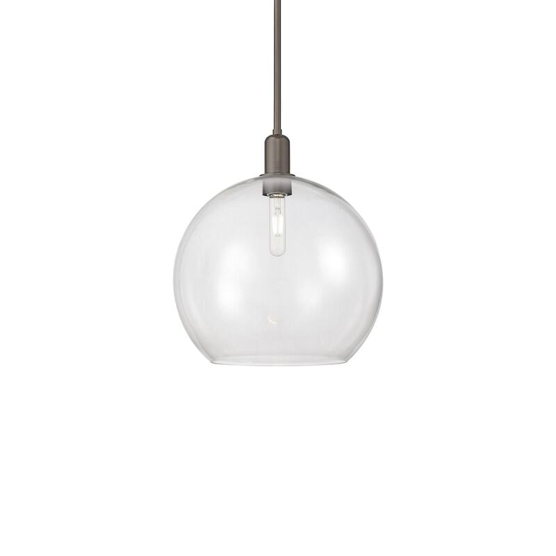 Innovations Lighting 716-1S-18-14 Athens Pendant Athens 14" Wide - Oil Rubbed Bronze / Clear