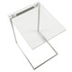 preview thumbnail 15 of 13, Porch & Den Birchshire Stainless Steel/ Glass End Table