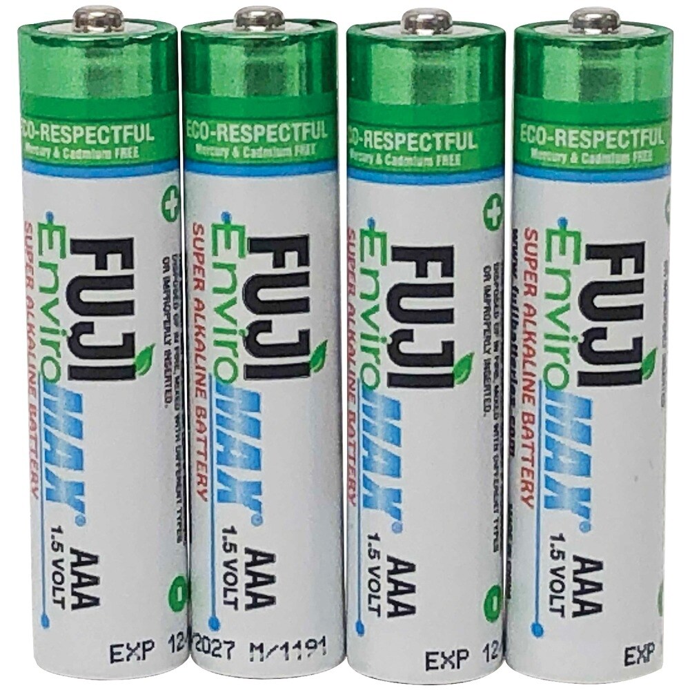 Fuji Batteries 4400BP4 EnviroMax AAA Digital Alkaline Batteries (4 pk)