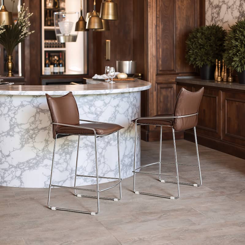 Pola Counter Stool Brown - Brown