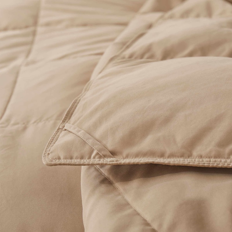 Lightweight White Feather Down Fluffy Comforter Duvet Insert